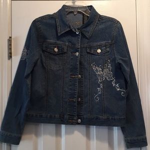 Arizona Jean Co. Denim Butterfly Jacket